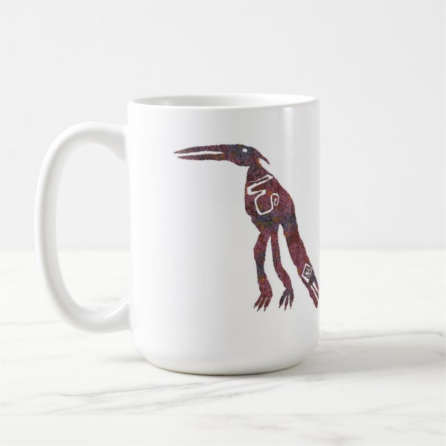 Aloebird, pétroglyphe, tasse de l'image 1 d'aloès (Gauche)