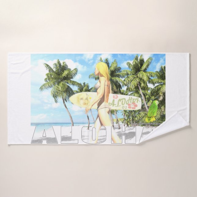 Aloha 01  (Serviette de bain)