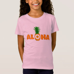Aloha à l'ananas - T-shirt été pour filles