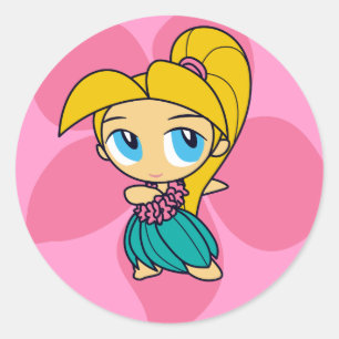 "Aloha autocollants de miels" dans le rose