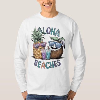 Aloha Beach T-shirt à manches longues pour hommes