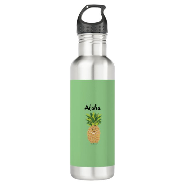 Aloha Bouteille d'eau ananas (Devant)