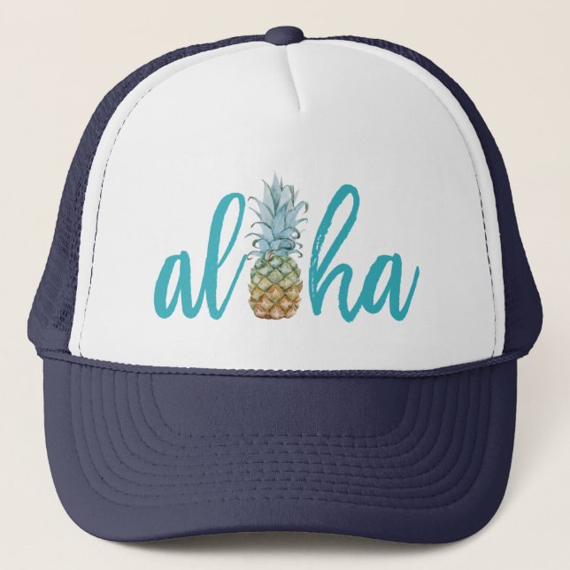 Aloha casquette de camionneur d'ananas (Devant)