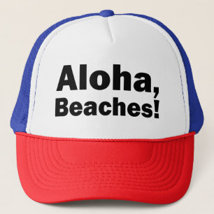 Aloha, casquette drôle de plages