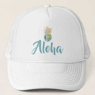 Aloha casquette tropical de camionneur d'ananas