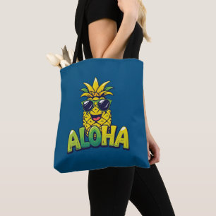 Aloha Collection d'ananas Sac fourre-tout Turquois