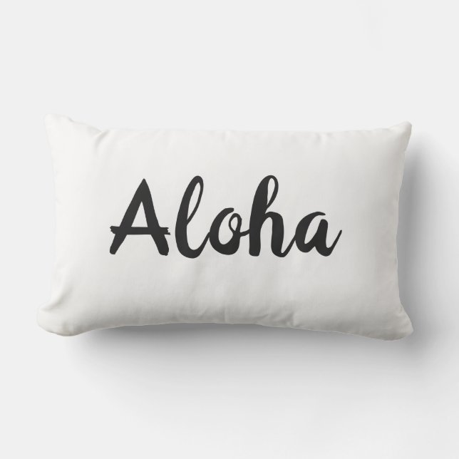 Aloha coussin blanc - extérieur (Recto)