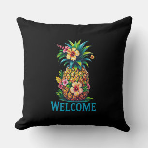 Aloha Coussin extérieur à l'ananas tropical