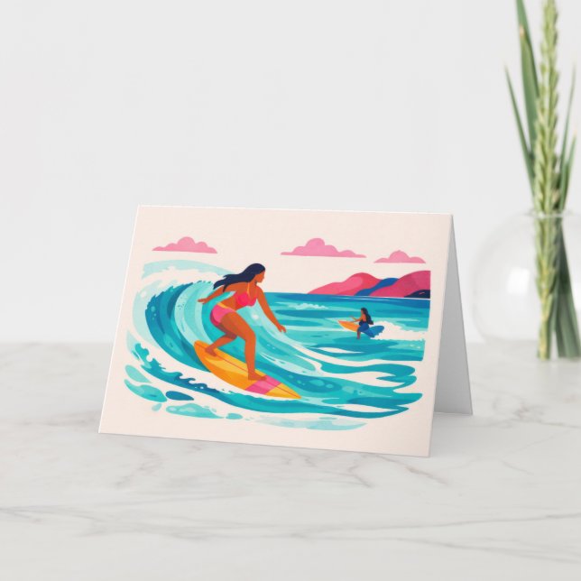 Aloha hawaii art surfeur intérieur vide (Devant)