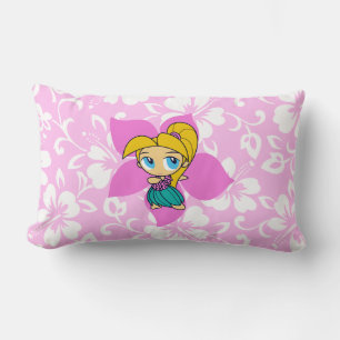 Aloha Honeys Hula Girl Reversible Lumbar Coussins