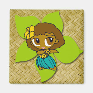 Aloha Honeys Hula Magnet