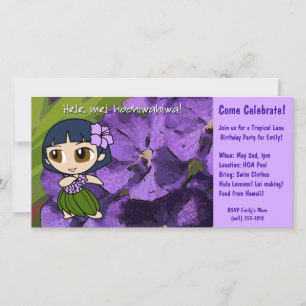 Aloha Honeys Luau Invitation