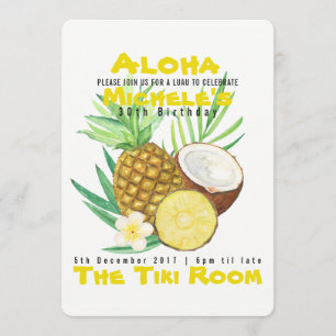 Aloha, Invitation tropicale ananas