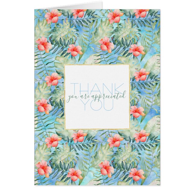 Aloha ketmie tropicale florale (Devant)