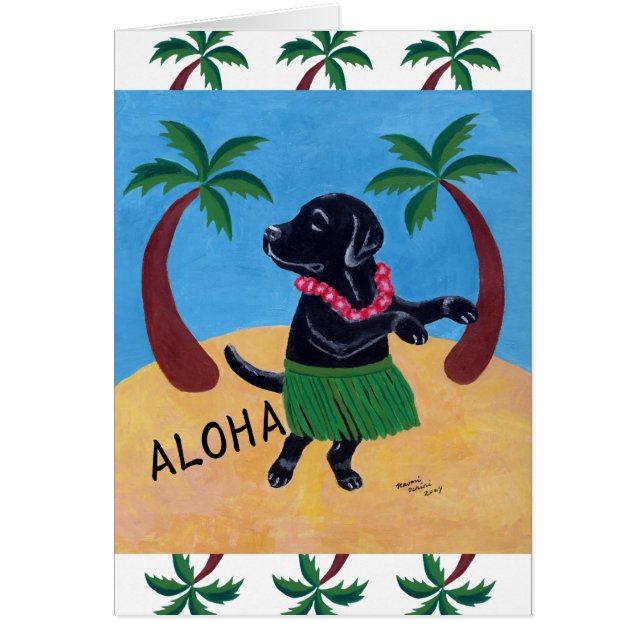 Aloha Labrador noir (Devant)