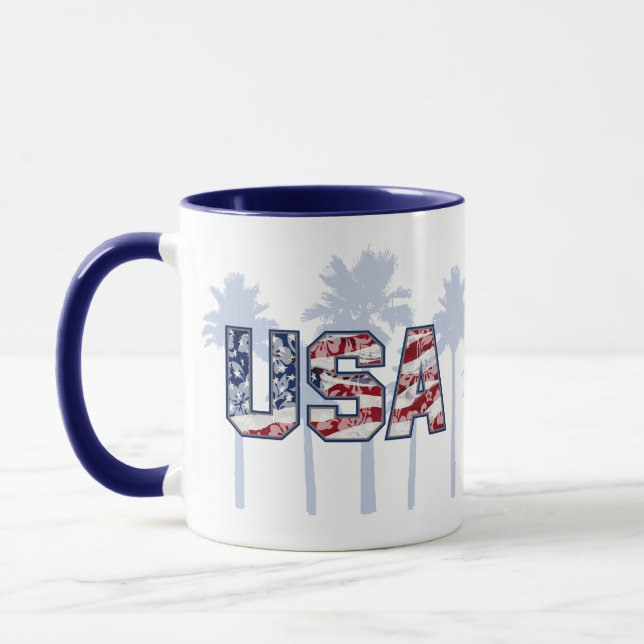 Aloha Palms USA Mugs (Gauche)
