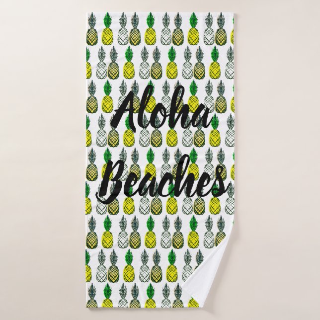 Aloha serviette de plages (Serviette de bain)