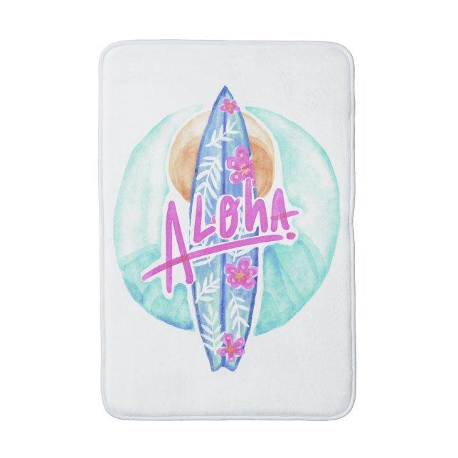 Aloha tapis de bain hawaïens de surfer (Devant (Vertical))