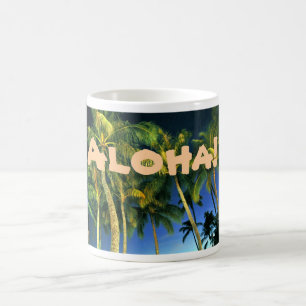 Aloha tasse de palmiers