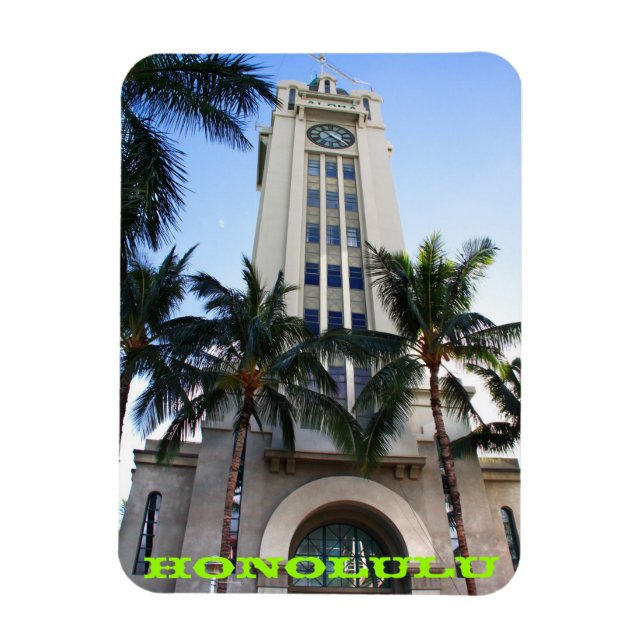 Aloha Tower Magnet :: Honolulu, O'ahu, Hawai'i (Vertical)