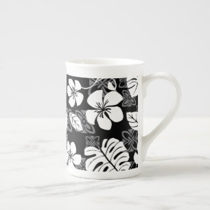 ALOHA VENDREDI (NOIR) BONE CHINA MUG