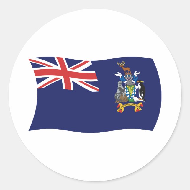 Alors Autocollant du drapeau de Géorgie et de Sand (Devant)