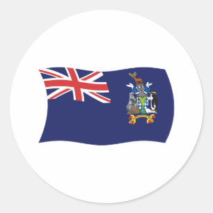 Alors Autocollant du drapeau de Géorgie et de Sand