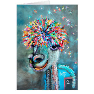Alpaca - Bossy Betty 2 avec carte de visite