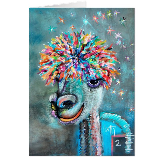 Alpaca - Carte de note Betty 2 r (Devant)