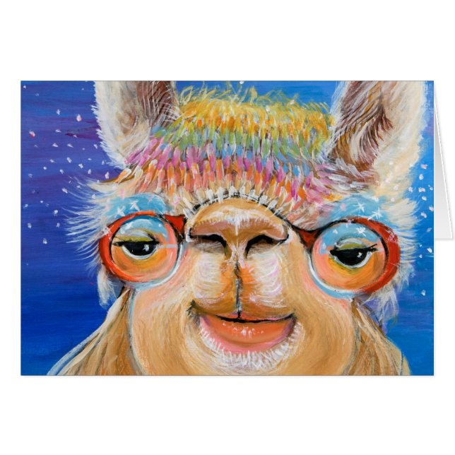 Alpaca - Carte de note Spirit Grand-Mère (Devant Horizontal)