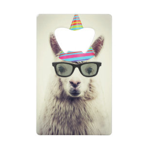 Alpaca dans les lunettes et Casquette de fête