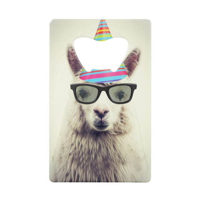 Alpaca dans les lunettes et Casquette de fête (Devant)