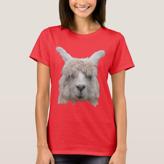 Alpaca du T-shirt féminin de football péruvien (Devant)