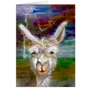 Alpaca - Oncle Glen avec carte d'histoire