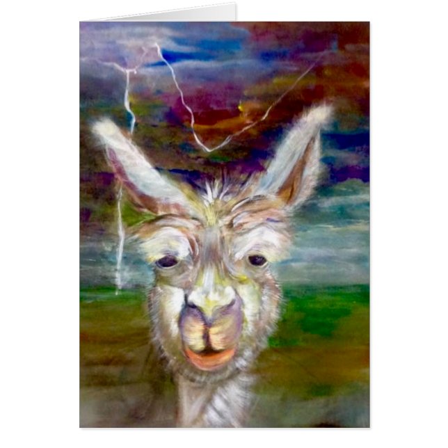 Alpaca - Oncle Glen avec carte d'histoire (Devant)