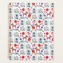 Alpaca Pinata With Blue House and Flowers