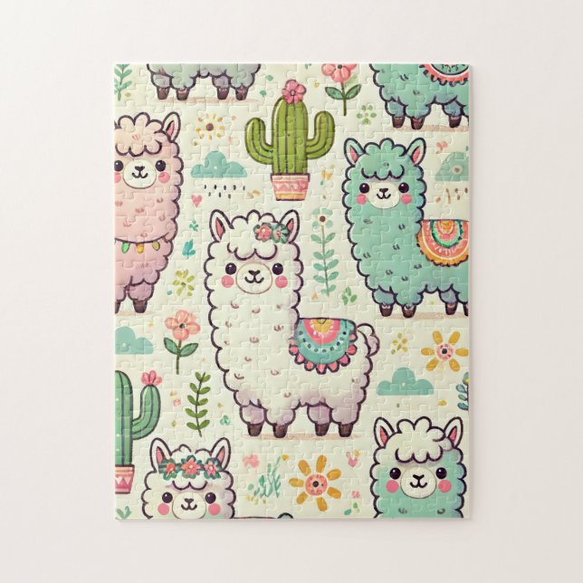Alpaca Puzzle Terres 🧩 (Vertical)