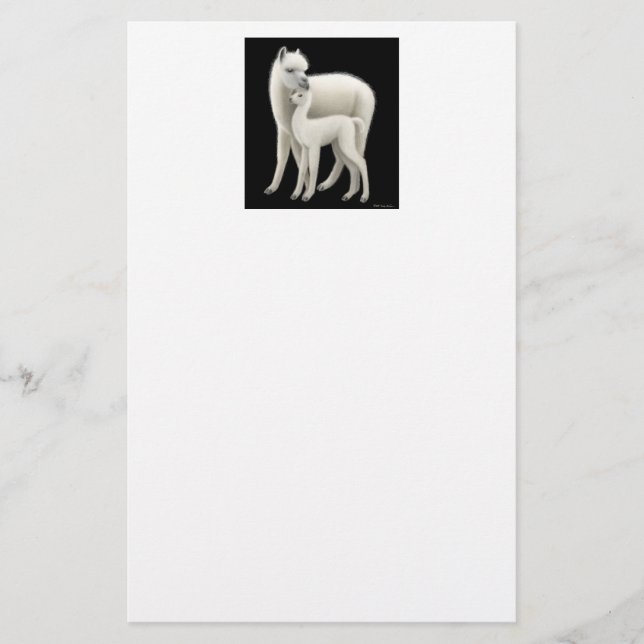 Alpaga et papeterie de Cria (Devant)