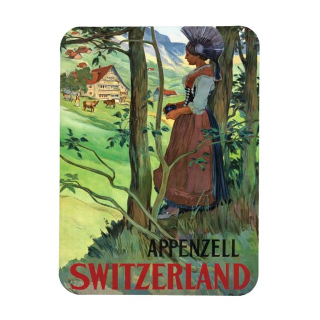 Alpenzell Suisse Magnet (Vertical)