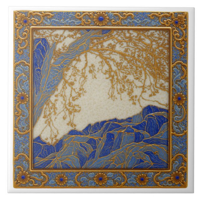 Alpes françaises Or  Argent Bronze  Carreau de cér (Devant)
