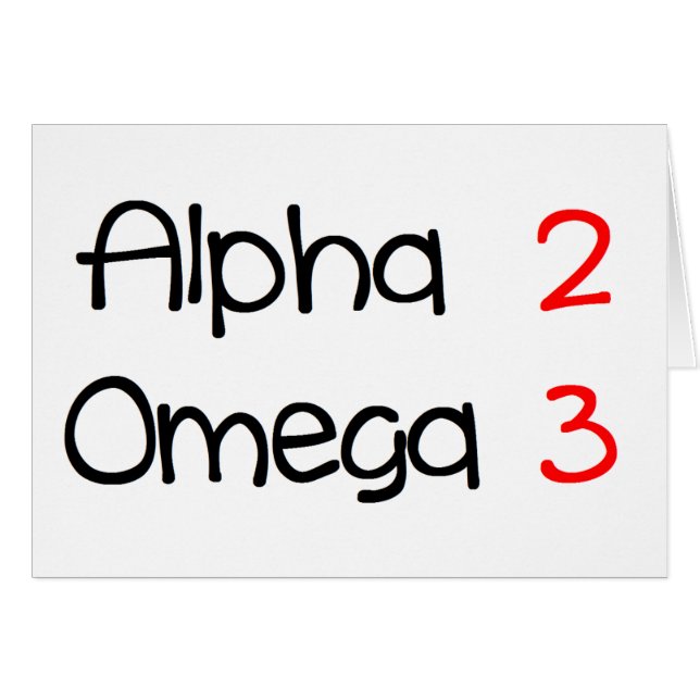 alpha oméga (Devant horizontal)