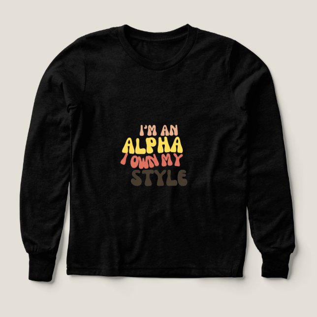 Alpha T-shirt Design (Motif recto)