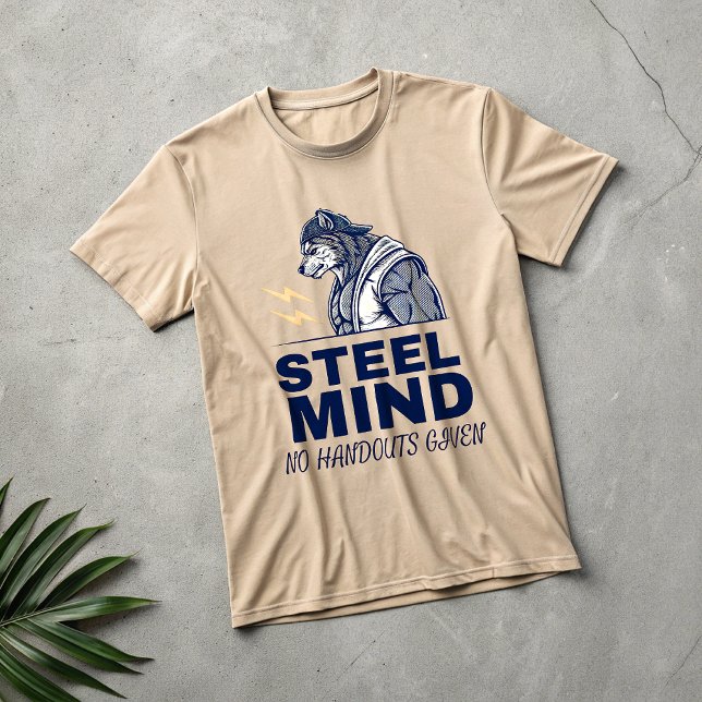 Alpha Wolf Steel Mind Gym T-Shirt – Savage Beast  (Créateur téléchargé)