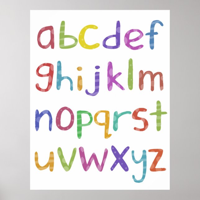 Alphabet - affiche (Devant)