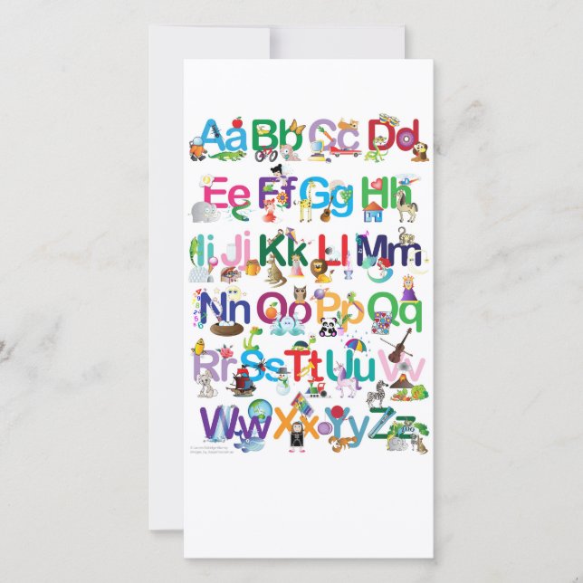 Alphabet amusant (Devant)