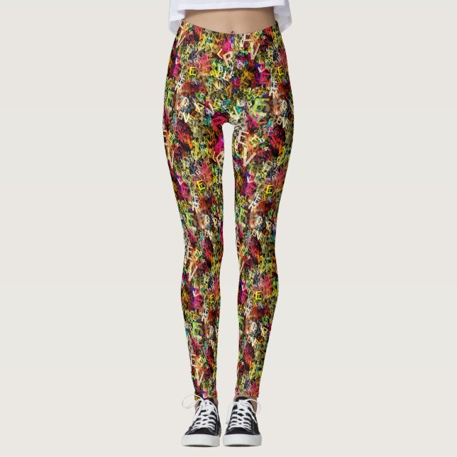 Alphabet Art 1 Legging (Devant)