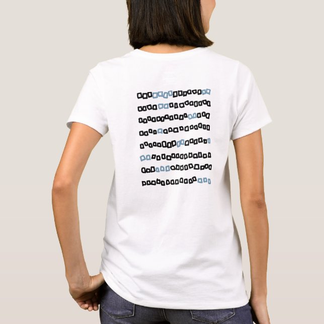 alphabet coréen T-shirts pour femmes (Dos)