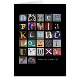 alphabet de l'Irlande