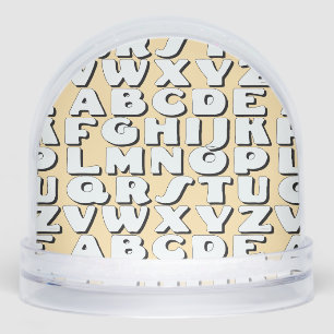 Alphabet Enfants Beige 