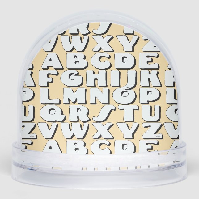 Alphabet Enfants Beige  (Avant)